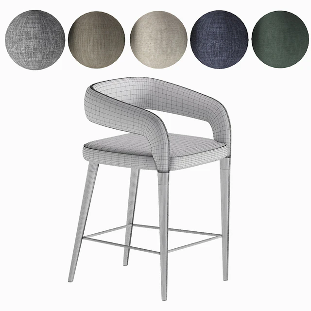 LISETTE GRAY COUNTER STOOL — Descargar