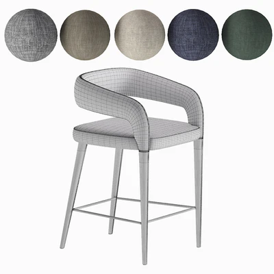 LISETTE GRAY COUNTER STOOL — Ver 2