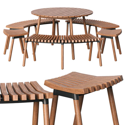 Garden table chair OVERALLT — Ver 1