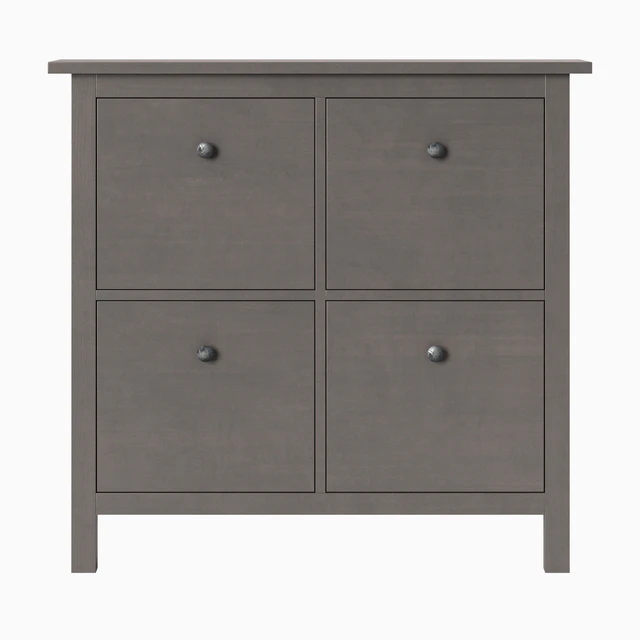 IKEA HEMNES Shoe cabinet with 4 compartments — Скачать
