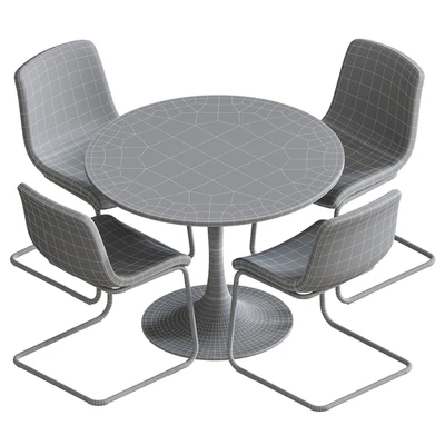 DOCKSTA LUSTEBO IKEA table and chairs — Ver 2
