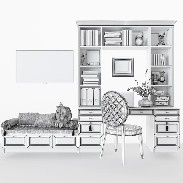 EFI Concept Kid / Miss Bunny - a workplace with a TV zone — Descargar