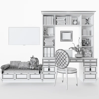 EFI Concept Kid / Miss Bunny - a workplace with a TV zone — Ver 2