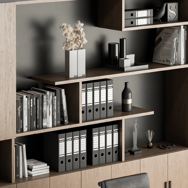 Office Furniture - Manager Set 18 — Descargar