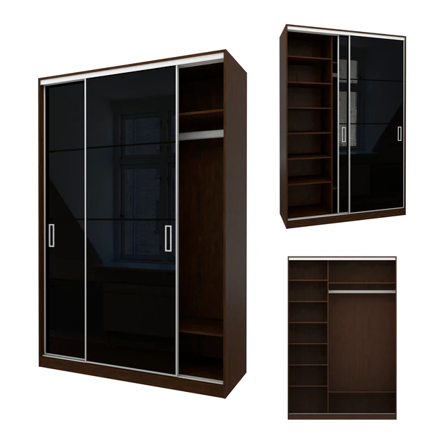 Sliding wardrobe in a narrow Modus MS163 profile — Descargar