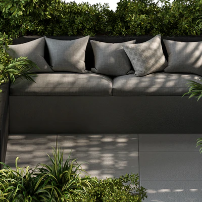 Roof Garden and Landscape Furniture with Pergola - Set 38 — Вид 3