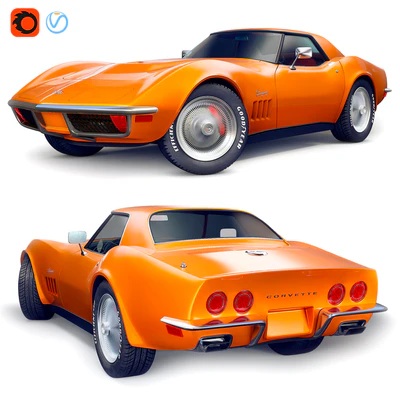 Chevrolet 1968 Corvette Stingray — Ver 1