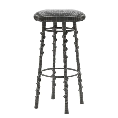 Kelly wearstler serpent barstool — Ver 2