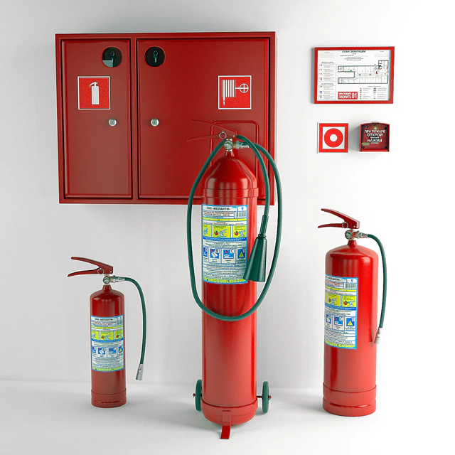 Fire extinguishers and fire cabinet — Descargar