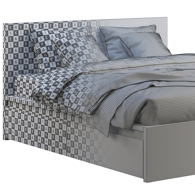 Ikea Malm bed 3 — Скачать