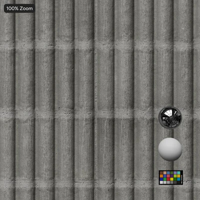 fluted concrete block wall texture — Вид 3