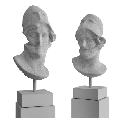 Hermes with helmet bust — Ver 2