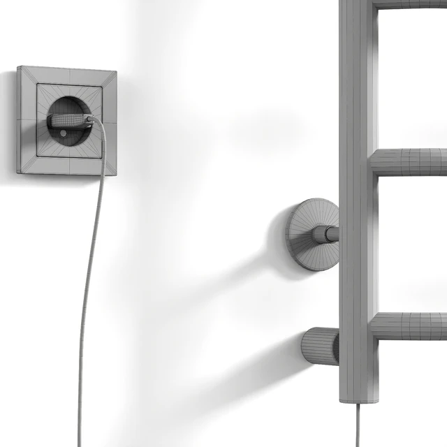Electric heated towel rail Altasan Horizon — Download