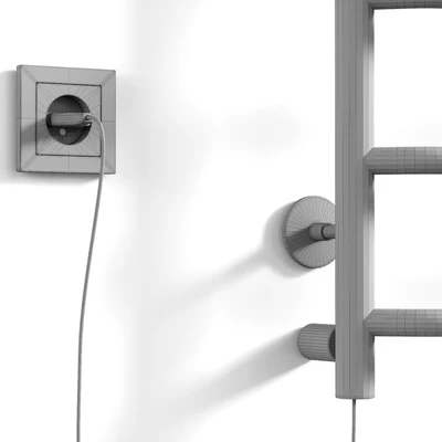 Electric heated towel rail Altasan Horizon — View 2