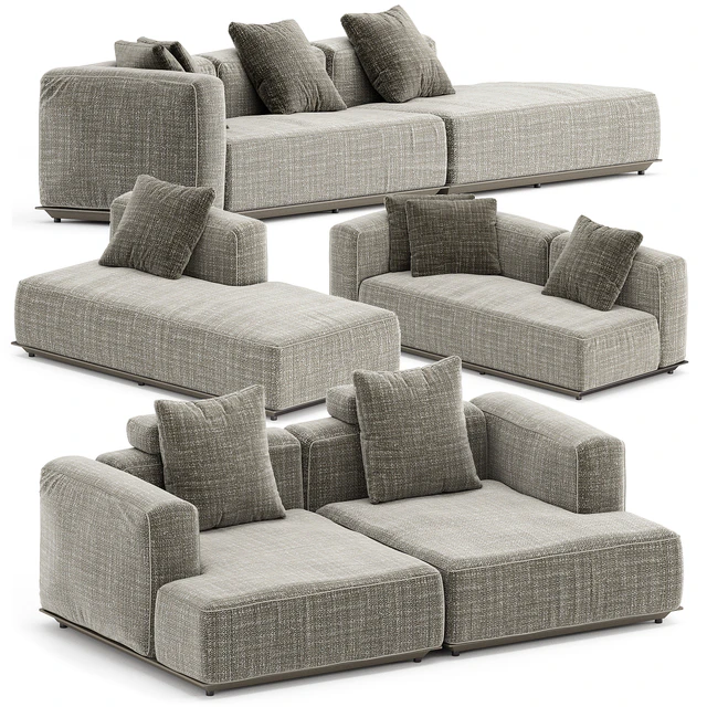 HYBRID OUTDOOR SOFA SET3 by B&B ITALIA — Скачать