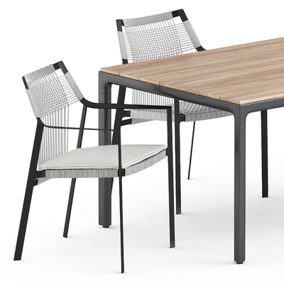Nodi armchair and Illum table by Tribu — Ver 2