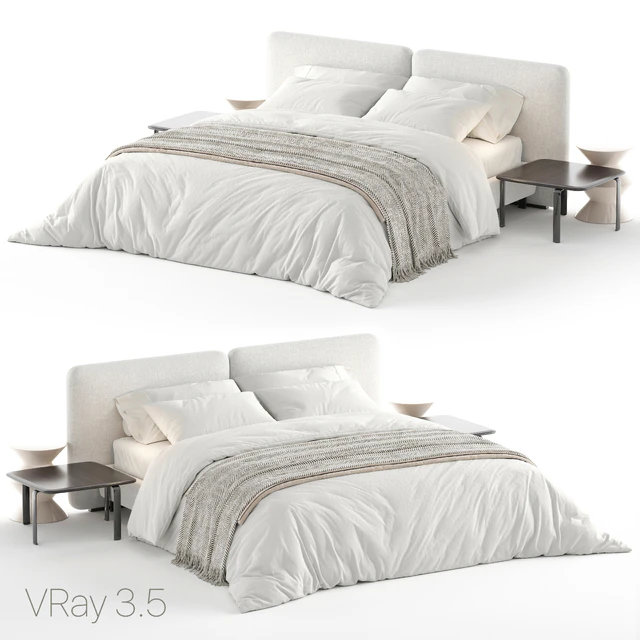 Bed Minotti Tatlin Cover — Descargar