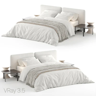 Bed Minotti Tatlin Cover — Ver 2