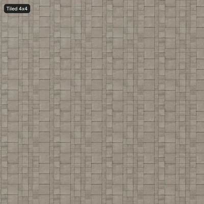 alternating offset concrete paver texture neutral grey — Ver 3