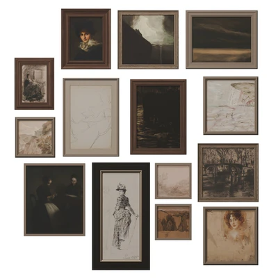 Set of classic paintings 40 — Ver 1