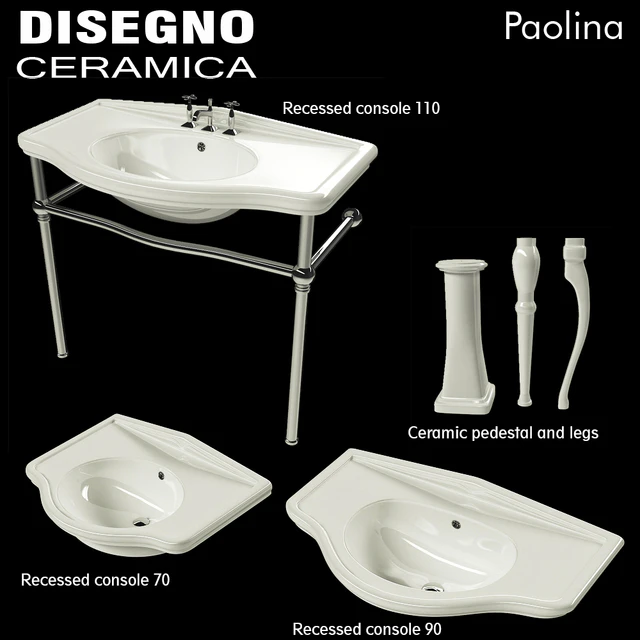 Washbasins Paolina — Descargar