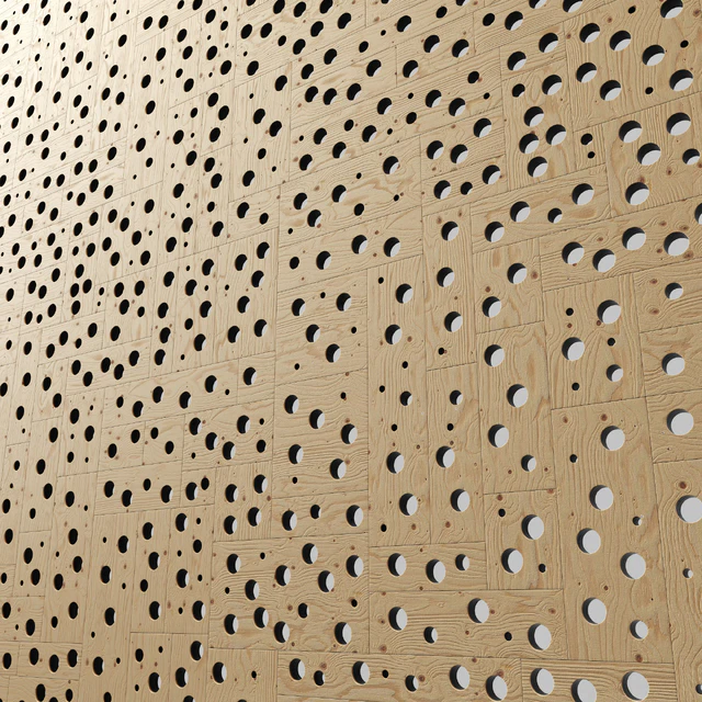 Panel wood board hole n1 / Панель из деревянных досок с отверстием №1 — Скачать
