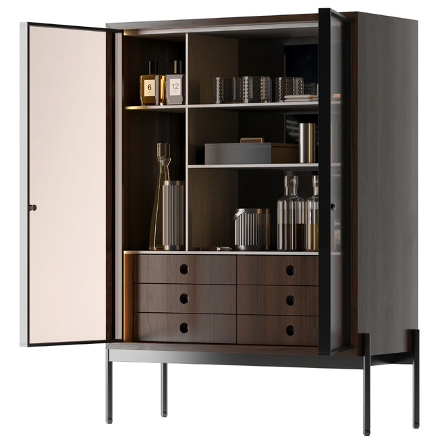 книжные шкаф Minotti Superquadra 2021 collection № 4 — Скачать