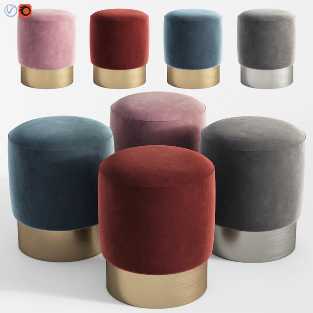 Stool Pall Mall Eichholtz — Descargar