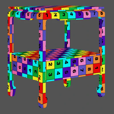 Asian side table 001 — Ver 4