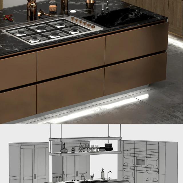 Italiana ARCLINEA Kitchen — Descargar