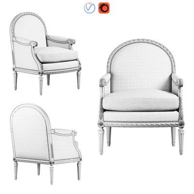 Taillardat Carpentier armchair — Ver 2