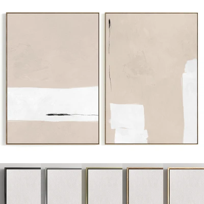 Plaster Two Photo Frame R-187 — Вид 1