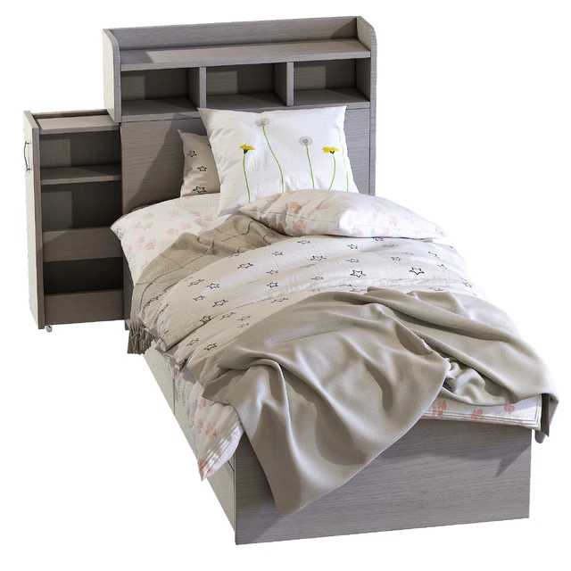 Bed Light Oak Galway Bed with Storage — Descargar
