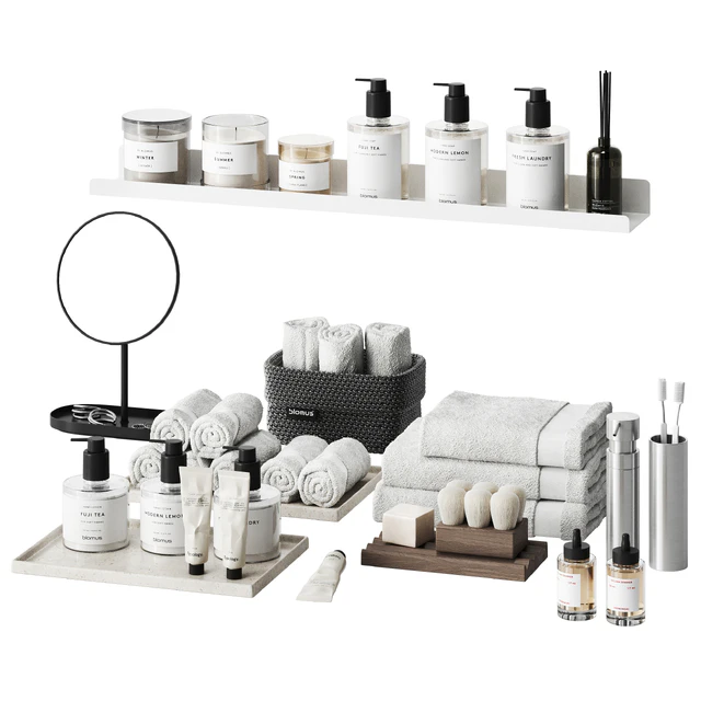 Minimalistic bathroom accessories 2 — Скачать