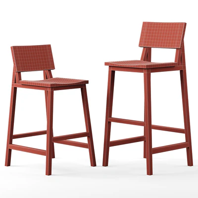 Ethnicraft bar stools — Ver 3
