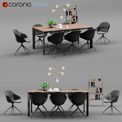 Boconcept Lyon Table & Adelaide Chair — Ver 1