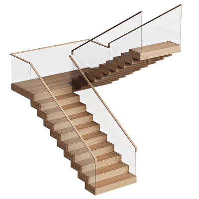 Stairs wooden — Вид 1