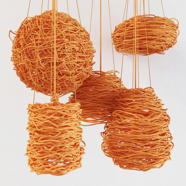 Branch decor lamp n5 / Люстры из веток — Скачать