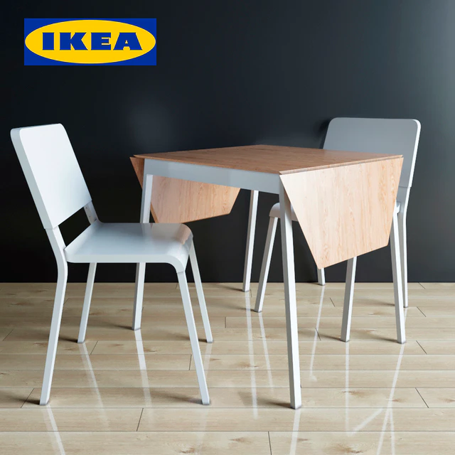 Folding table and chair IKEA PS 2012 / Theodorez — Descargar
