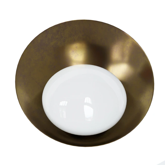 Brass Wall Lights "Concha" by Gallery L7 — Descargar