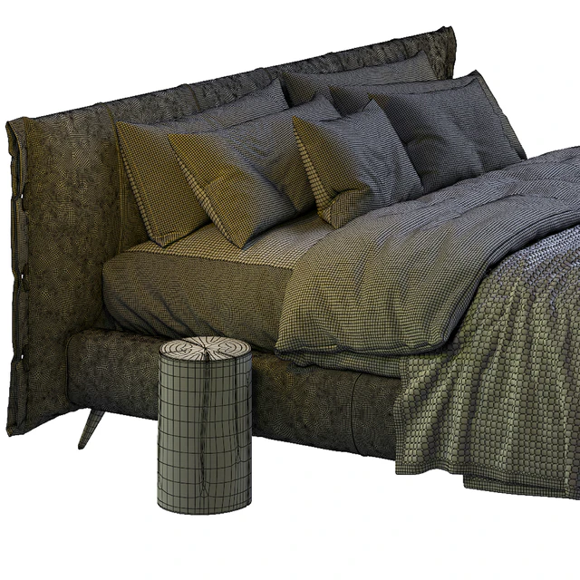 Cuff Bed Bonaldo — Скачать