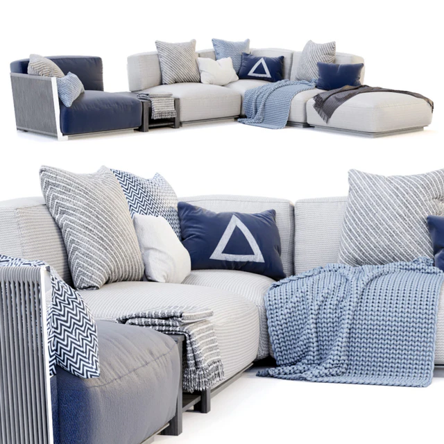 Vulcano Flexform Outdoor Sofa 5 — Descargar