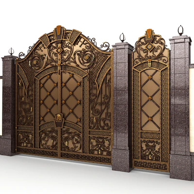 Exclusive gate with wicket door — Ver 1