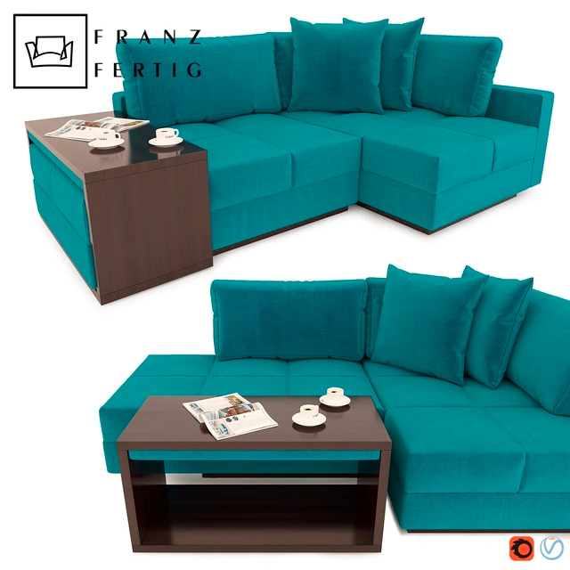 Corner sofa ECKSOFA COCCO — Descargar
