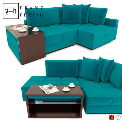 Corner sofa ECKSOFA COCCO — Ver 1
