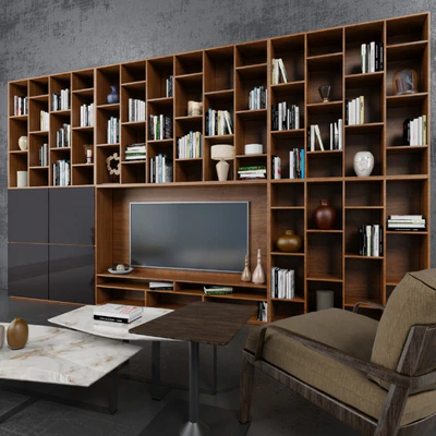 Стенка + Кресла Natuzzi — Вид 2