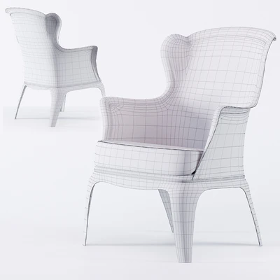 Polycarbonate Modern Accent Chair — Вид 2