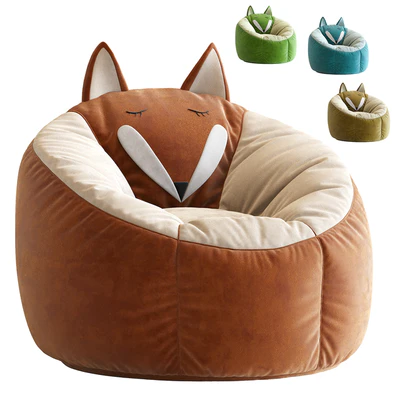 Kaikoo Kids Fox Bean Bag Chair — Ver 1