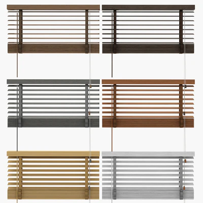Wood Blinds Venetian 3 (90cm) — Ver 2