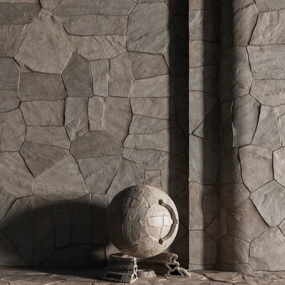 H71 Slate Stone Floor| PBR | 4K — Ver 4